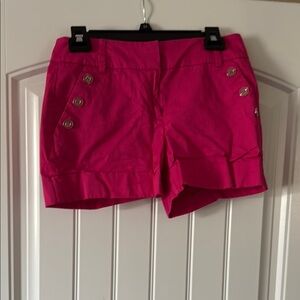 New York & Company Pink Bermuda Shorts Lightweight Casual